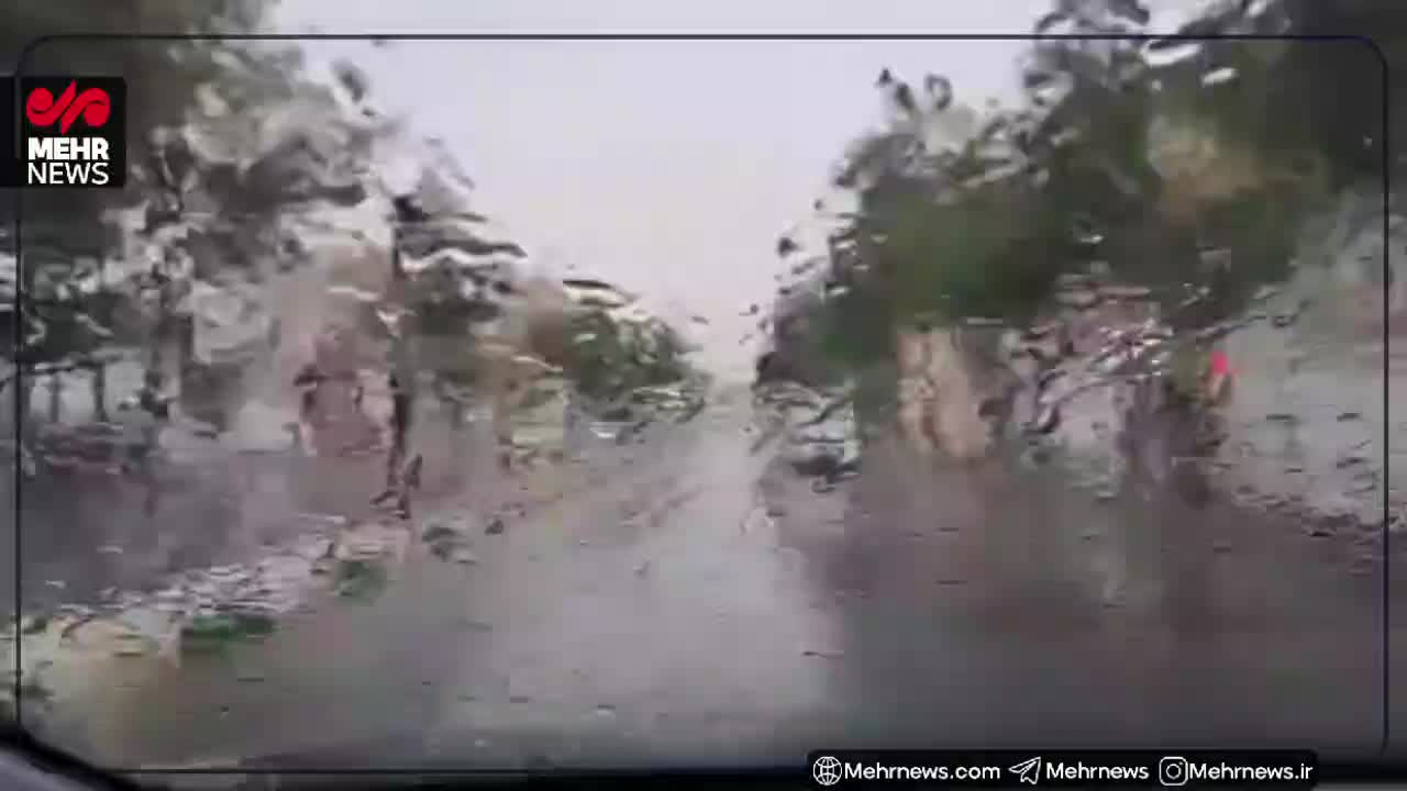   باران تابستانی در خراسان رضوی