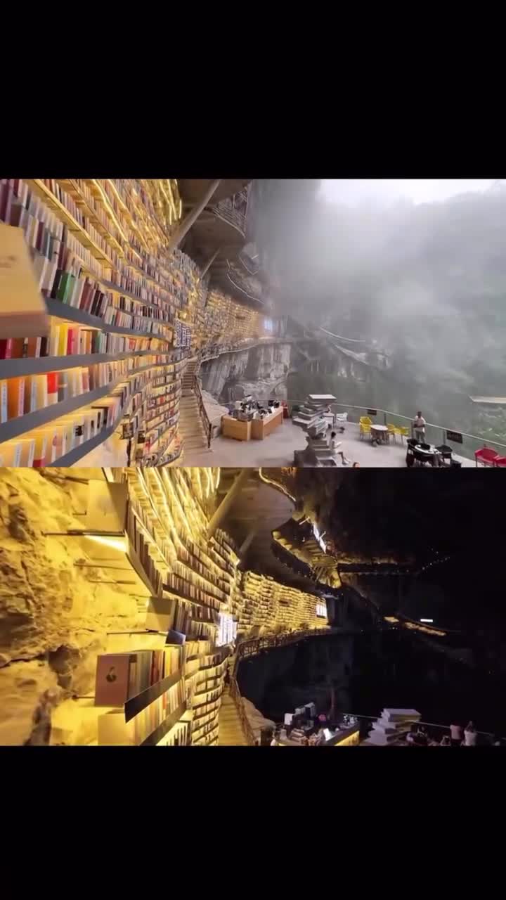   عجیب‌ترین کتابفروشی دنیا در استان گوانگشی چین