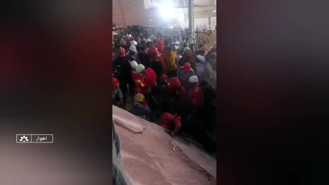   تصاویری از انفجار گاز در اهواز