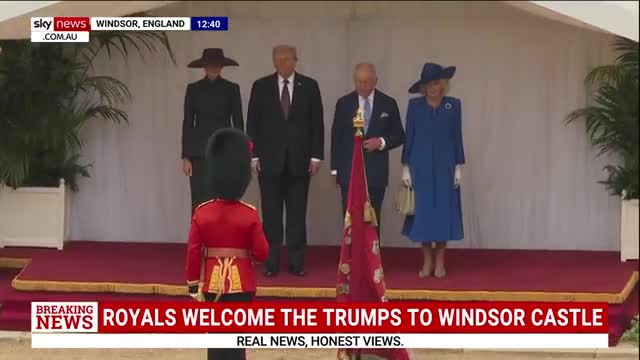   اقدام جنجالی ترامپ؛ زیر پا گذاشتن پروتکل سلطنتی