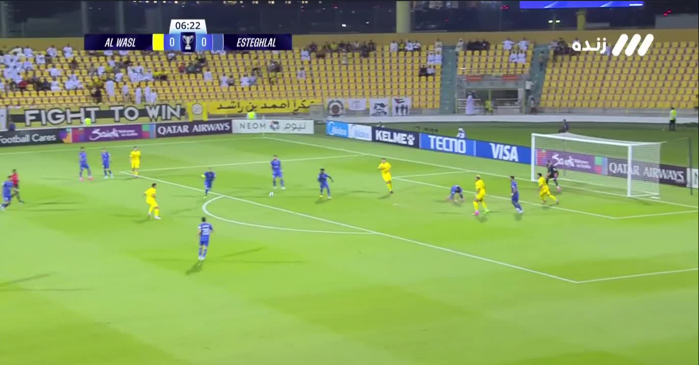   گل اول الوصل به استقلال توسط لیما دقیقه ۷