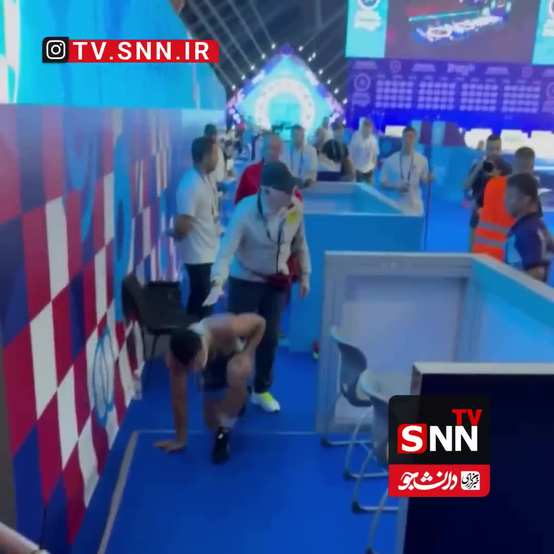   اوج بی‌تابی و ناراحتی دانیال سهرابی پس از شکست