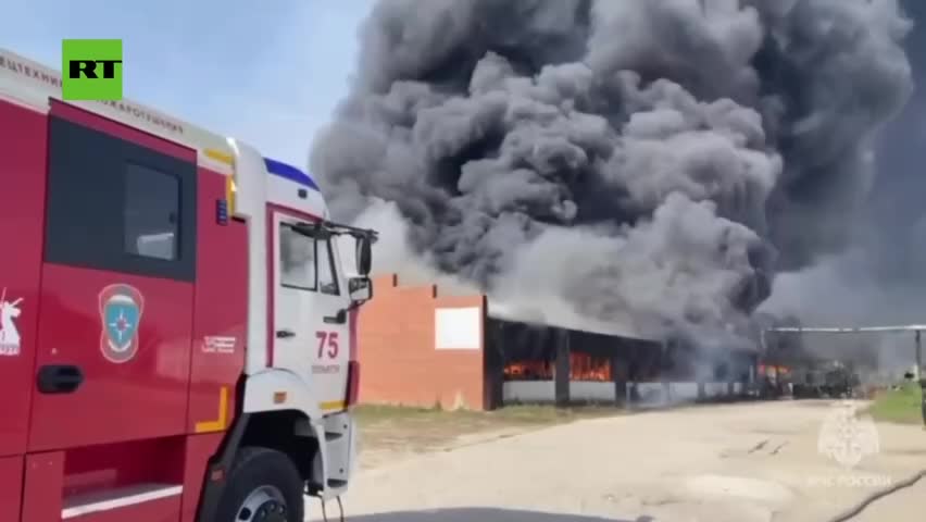    وقوع آتش‌سوزی عظیم در منطقه سامارای روسیه