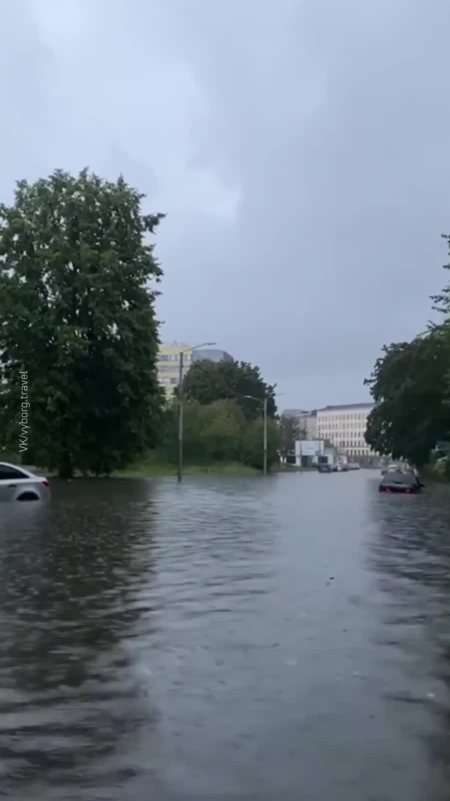   سیل در شهر ویبورگ دانمارک