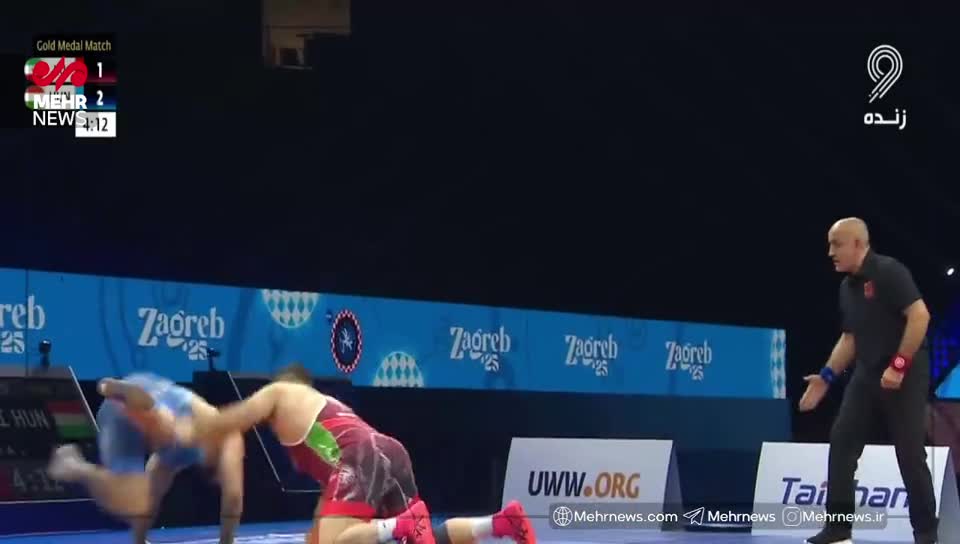   قهرمانی میرزا زاده؛ حریف مجارستانی مقهور قدرت نماینده ایران در وزن ۱۳۰ کیلوگرم مسابقات قهرمانی جهان ۲۰۲۵