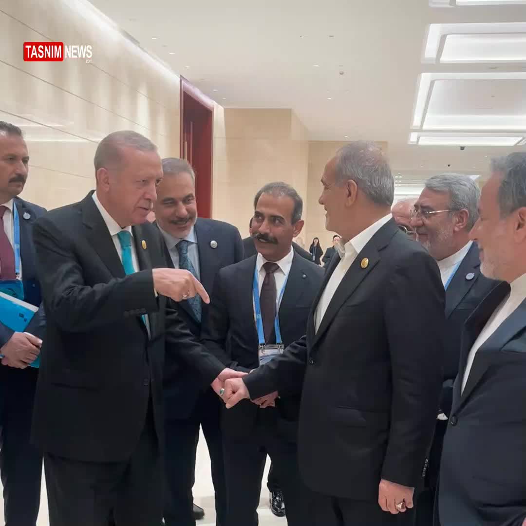   گفت‌وگوی صمیمانه پزشکیان و اردوغان در حاشیه اجلاس شانگهای