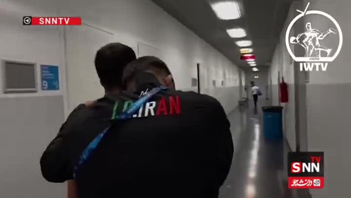   ناراحتی کشتکار بعد از شکست مقابل رقیب کره‌ای