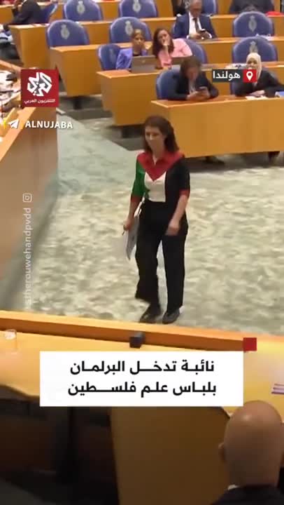    نمایندهٔ زن هلندی با یک لباس، مجلس را به‌هم ریخت
