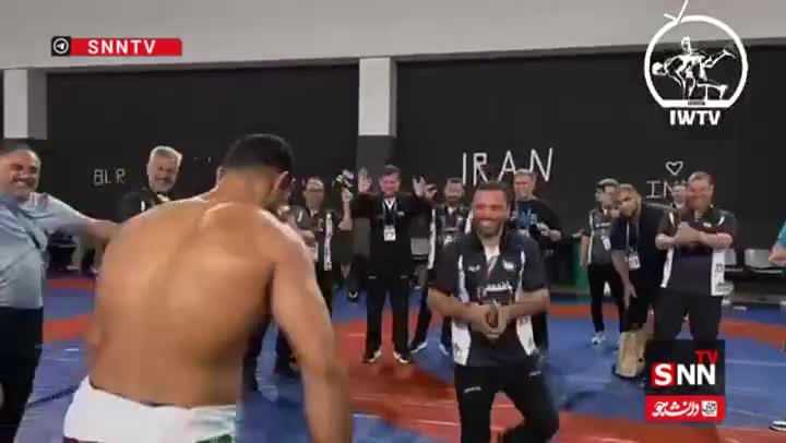    رقص مازنی هادی ساروی بعد از کسب طلای جهان