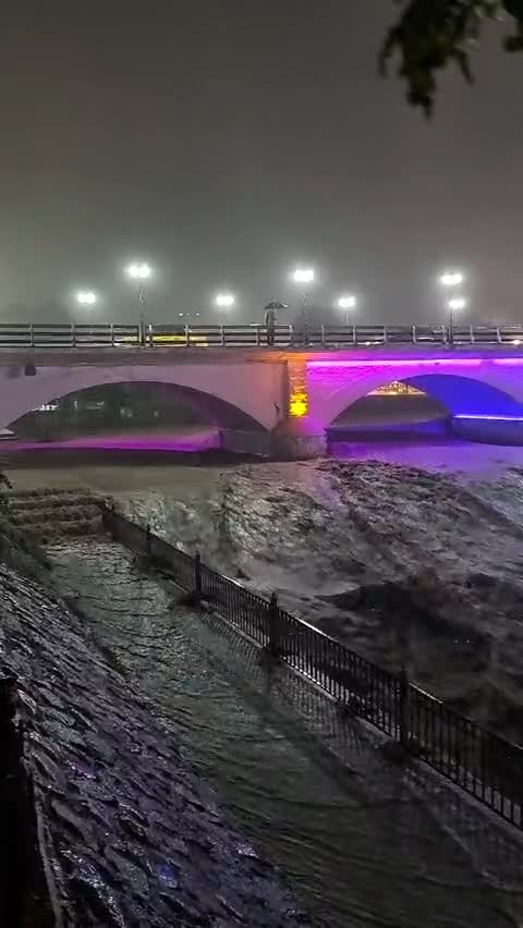   طغیان چشمه کیله تنکابن