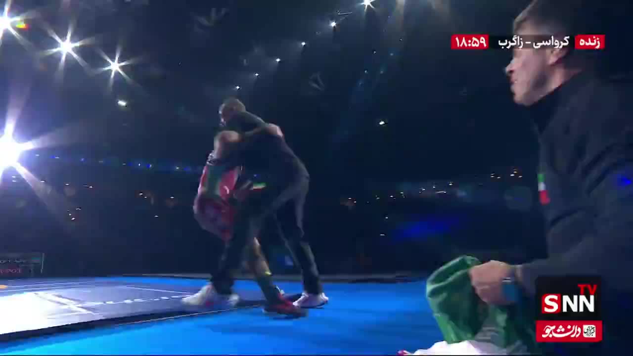   سالتوی اسماعیلی به مربی خودش پس از مدال طلای جهانی