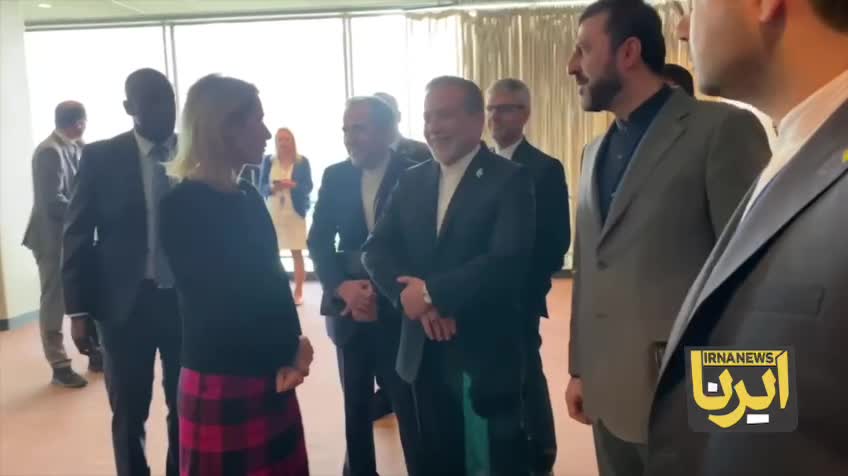   ورود هیات ایران به محل مذاکرات و دیدار عراقچی