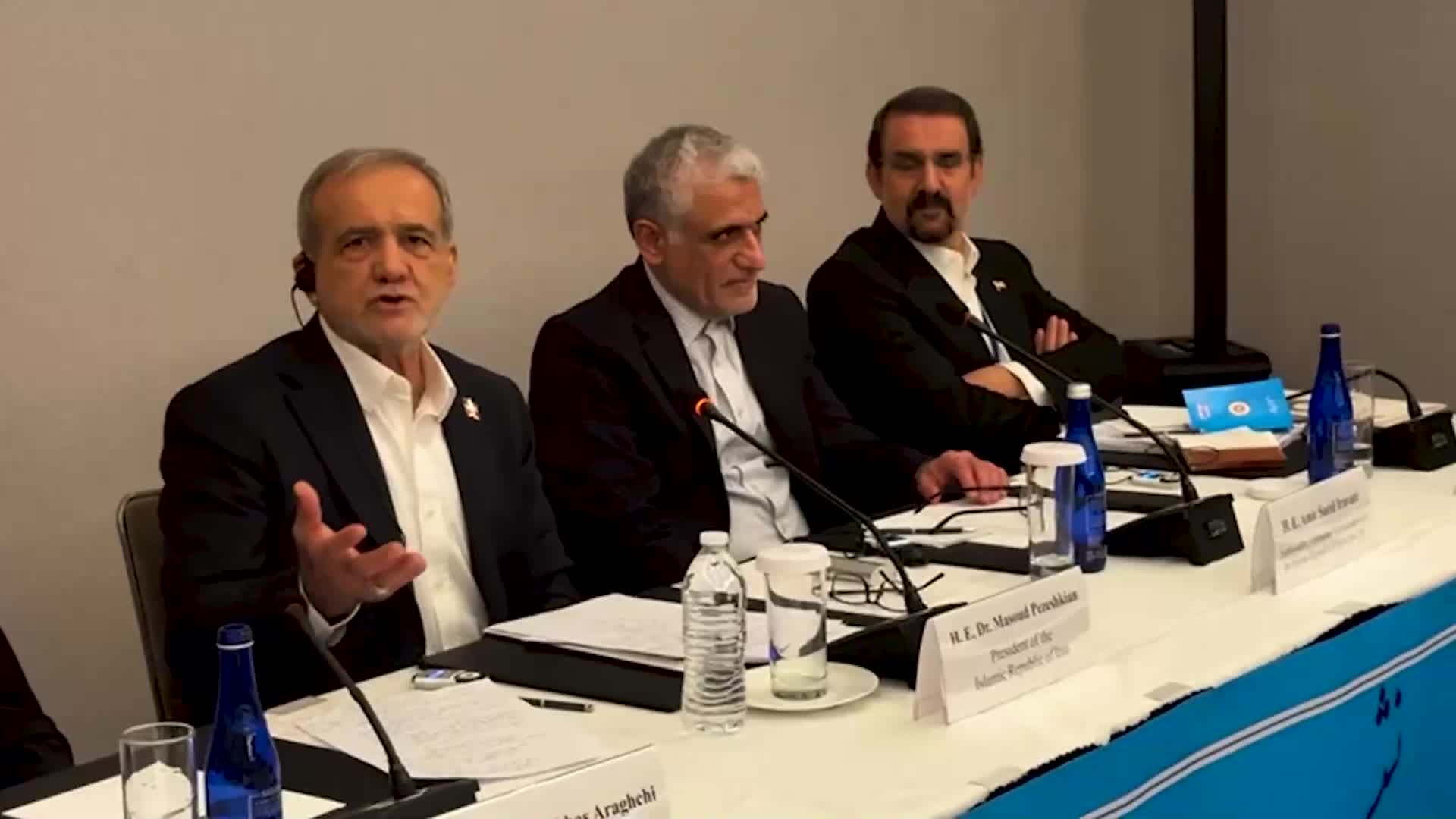   پزشکیان در آمریکا: این چه مذاکره‌ای است که ما باید به تعهدات پایبند باشیم و آن‌ها پایبند نباشند