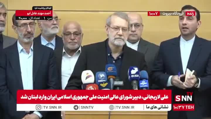   لاریجانی در جمع مردم لبنان: مقاومت زاده لبنان است و مایه افتخار جهان اسلام است