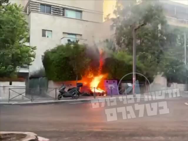    آتش در برابر خانه نتانیاهو