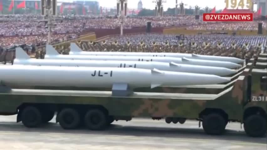   قدرت‌نمایی اتمی چین با رونمایی از تمام موشک‌های کلاهک هسته‌ای