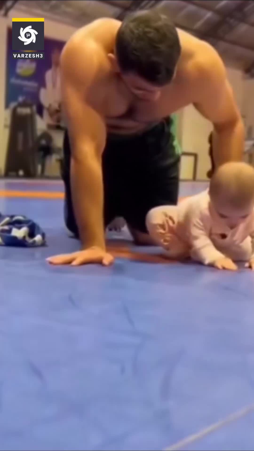   تمرینات حسن یزدانی با حضور مهمانی عجیب!