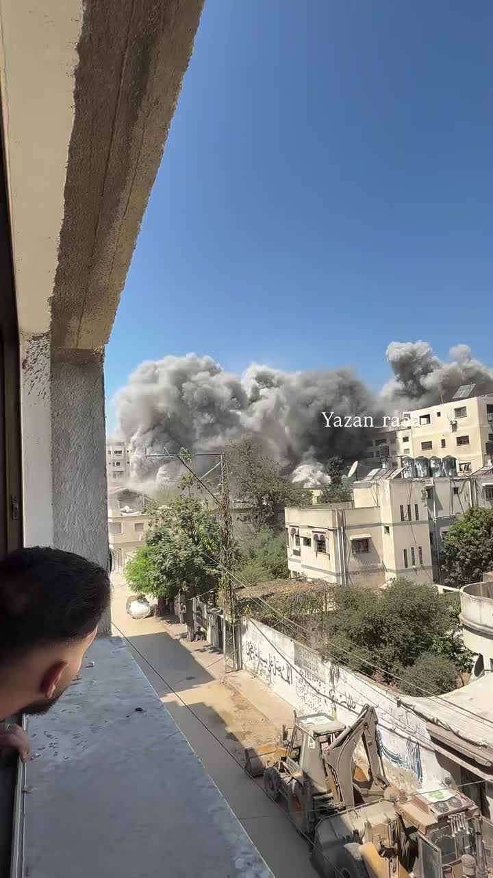   اسرائیل یک برج مسکونی دیگر را در غزه ویران کرد