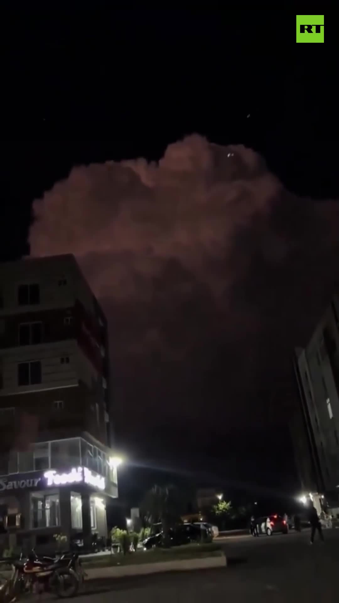   ابر ترسناک بر فراز اسلام‌آباد پاکستان