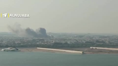   تصویر تازه از حمله اسرائیل به دوحه