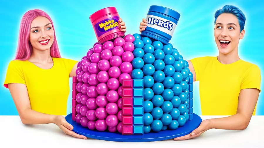 چالش خوراکی: ماجرای جذاب موکبانگ و تست خوراکی آبی صورتی