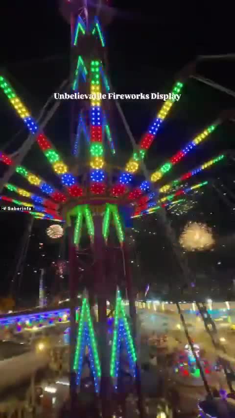   شکستن رکورد کتاب گینس در ابوظبی با ۶۲ دقیقه آتش بازی