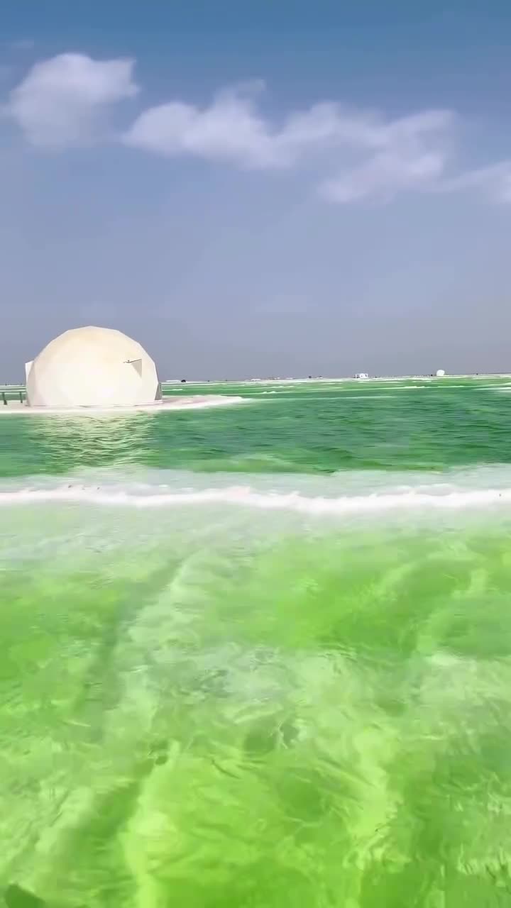   بزرگ‌ترین دریاچه نمک چین