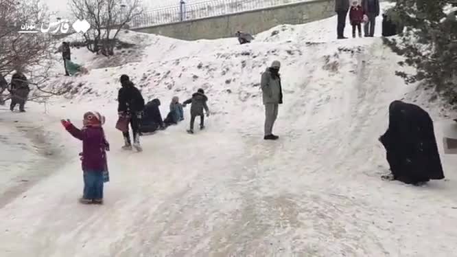   شوق تهرانی‌ها برای لمس برف
