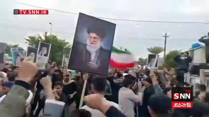   تجمع مردم بغداد در حمایت از ایران و رهبر معظم انقلاب