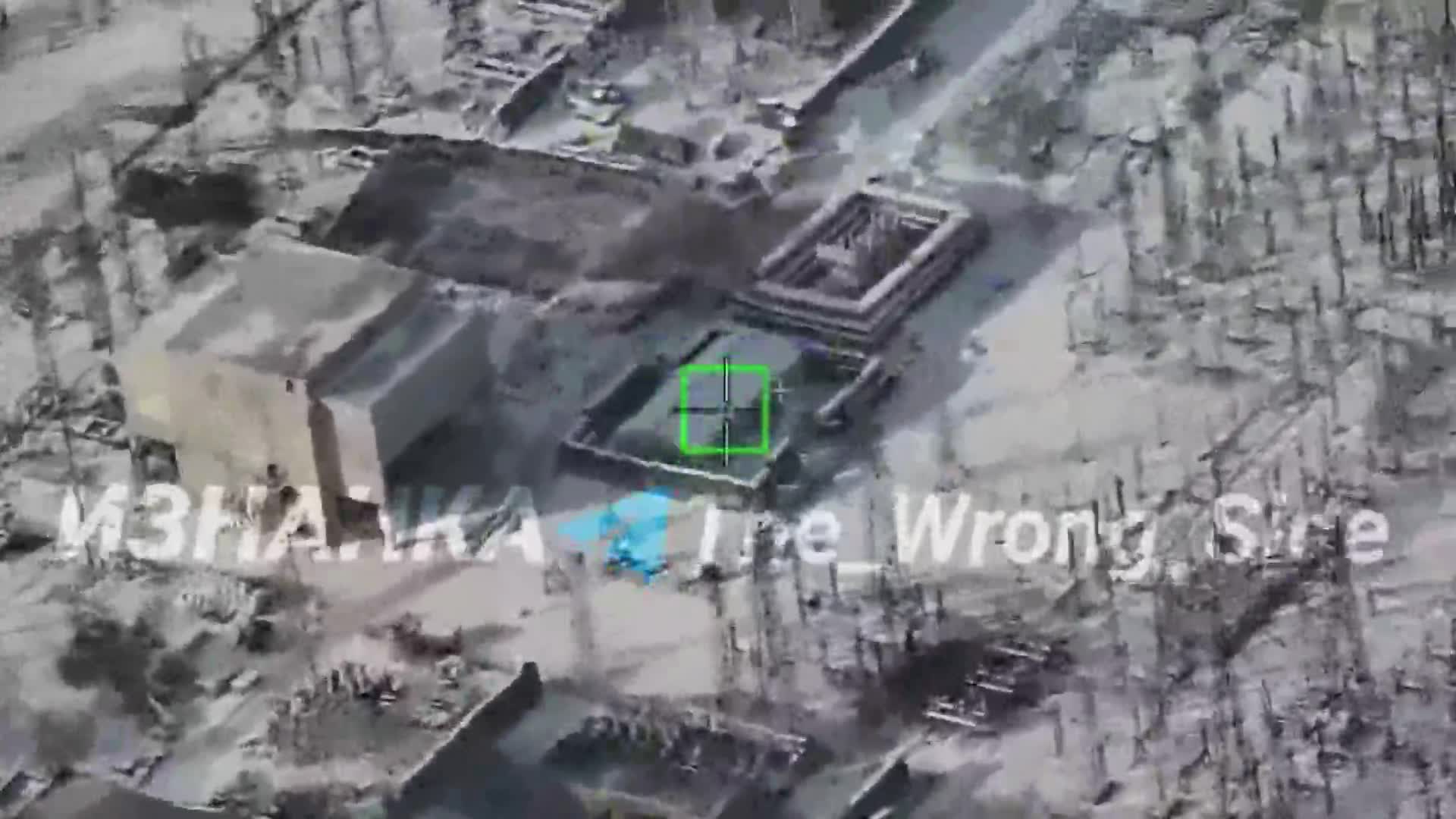   لحظه برخورد 4 پهپاد شاهد گران روسیه به نیروگاه اوکراین