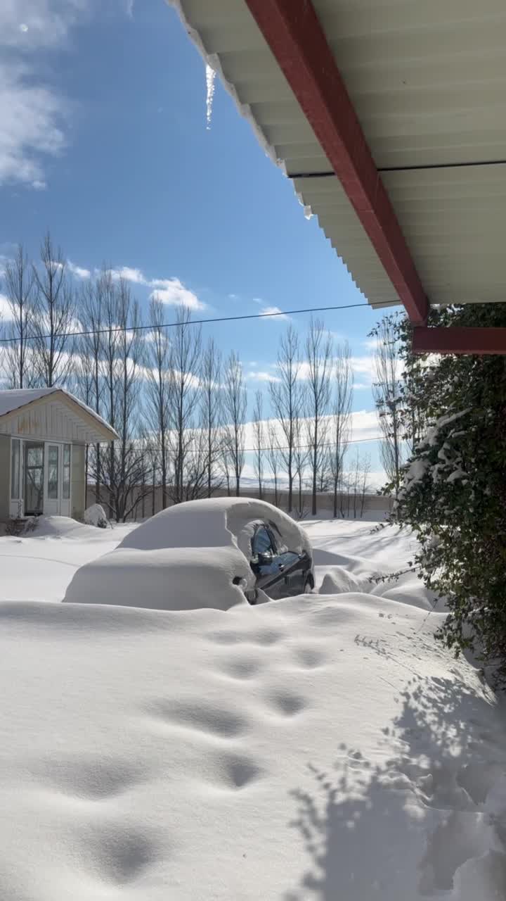   تصویری زیبا از برف نیارق اردبیل