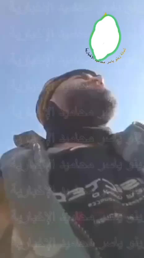   لحظه اصابت پهپاد انتحاری کردها به نیروهای جولانی