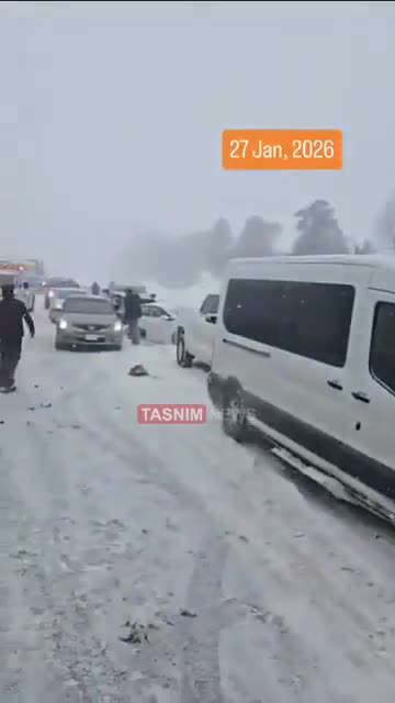   تصادف بیش از ۵۰ خودرو در کانادا