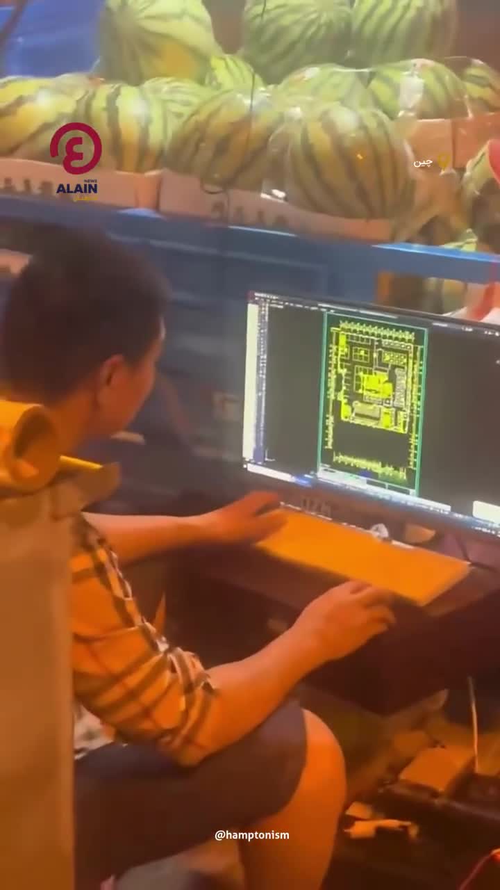   این فروشنده هندوانه، طراح تراشه‌های الکترونیکی است!