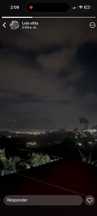   پرواز بالگردهای آمریکایی بر فراز کاراکاس پایتخت ونزوئلا