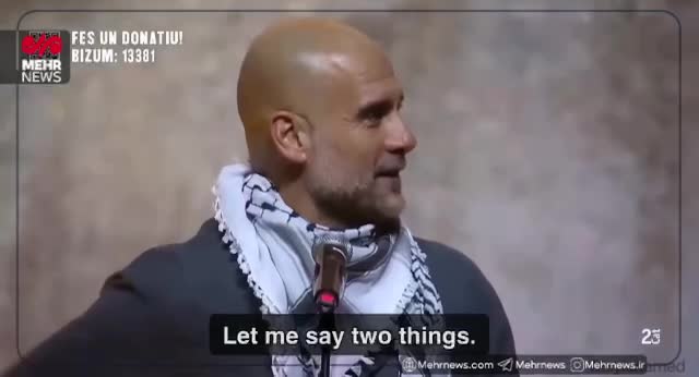    حمایت تازه گواردیولا: جهان نباید چشمانش را بر بحران فلسطین ببندد