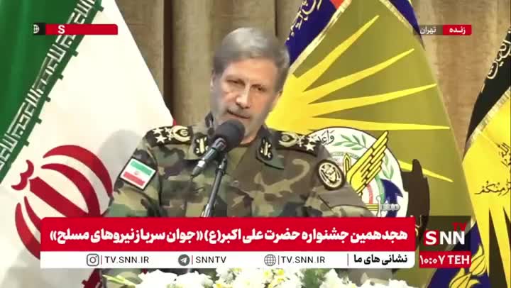   امیر سرلشکر حاتمی: دست‌مان روی ماشه است، اگر اشتباه کنند امنیت خودشان، سربازان‌شان، رژیم اسرائیل و منطقه را با مخاطره مواجه خواهند کرد!