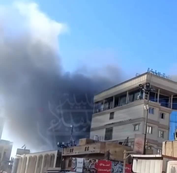   آتش‌سوزی در هتلی نزدیک خیابان قبله امام حسین (ع)