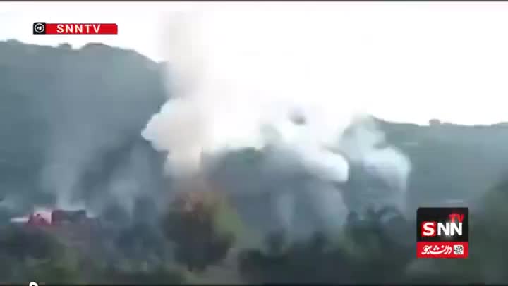   تصاویر حمله هوایی عربستان به منطقه‌ای در جنوب یمن