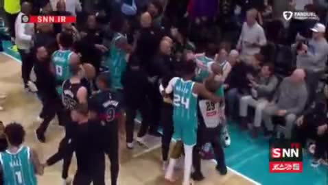   درگیری سنگین در لیگ NBA