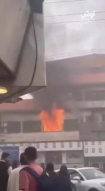   تصاویری دیگر از آتش‌سوزی در پاساژ رحیمیان تهرانسر