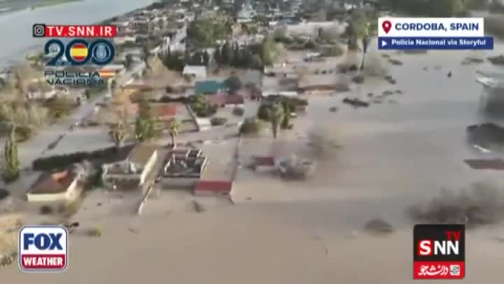   سیل عظیم در اسپانیا