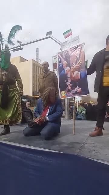   لحظه بازداشت ترامپ در راهپیمایی ۲۲ بهمن