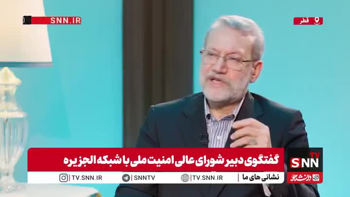 لاریجانی: غنی‌سازی ایران برای مصارف پزشکی است و مذاکرات موشکی مطرح نشده است