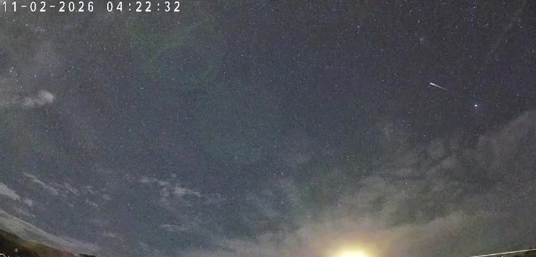 لحظه خیره کننده ورود شهاب سنگ به آسمان نیوزیلند