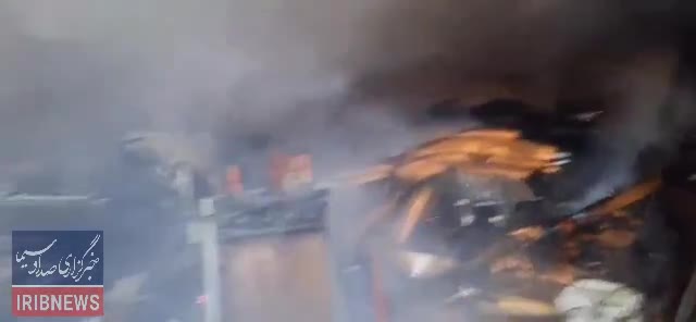   مهار آتش‌سوزی در کارگاه نجاری و رنگ‌کاری در پردیس