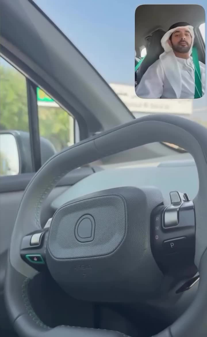   تست جالب تاکسی‌های خودران و بدون راننده در دبی توسط ولیعهد