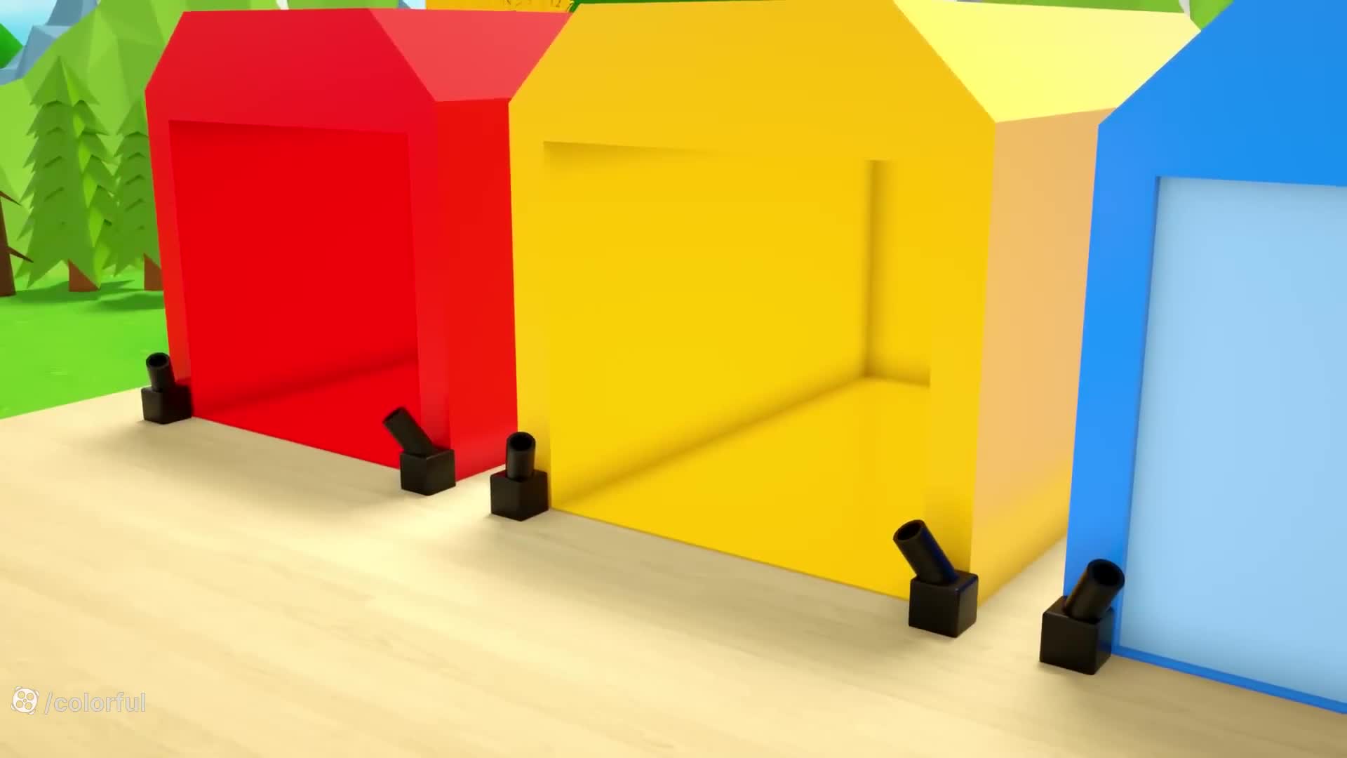 بازی جالب: توپ فوتبال به جای چرخ! آهنگ‌های کودکانه بابی شارک