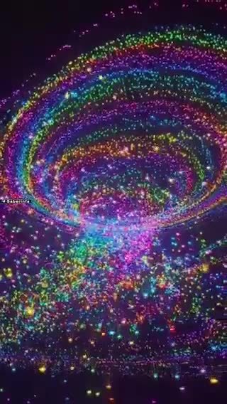   نمایش بصری ایجاد شده توسط بیش از ۲۰،۰۰۰ پهپاد در چینی