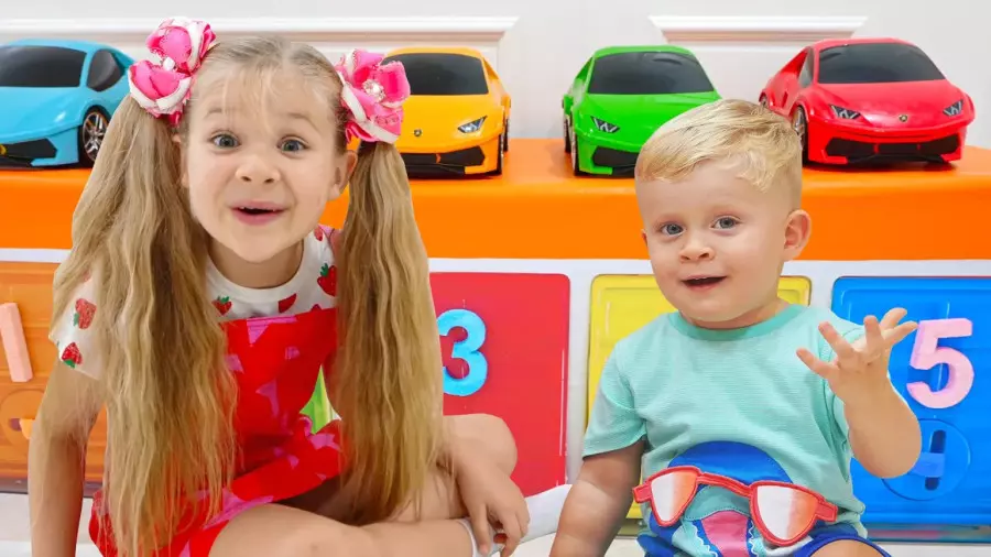 Diana uczy Olivera: Kolory, kształty i zwierzęta w zabawie!